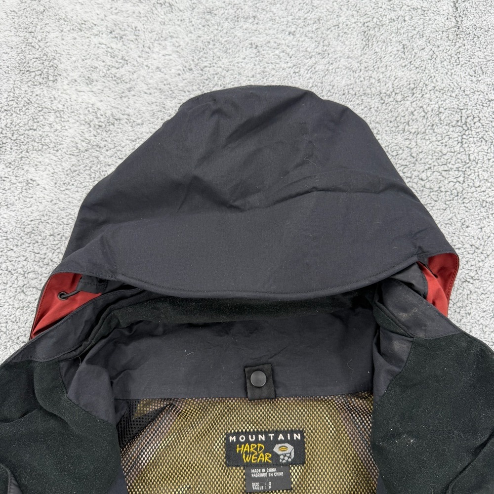 Mountain Hardwear Jacket Mens Small Red Goretex XCR Hooded Zip Pocket Ski Snow - Picture 11 of 16